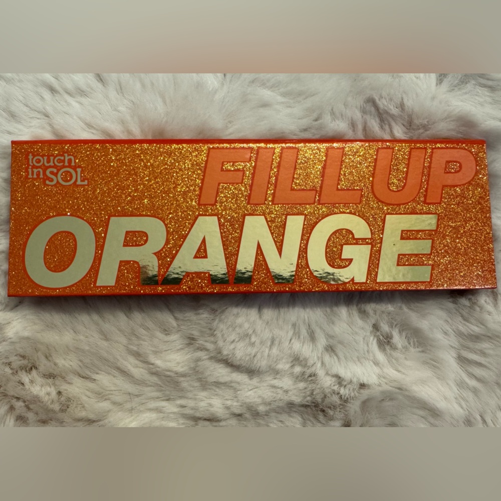 Touch in SOL Fill Up Orange Glitter Palette